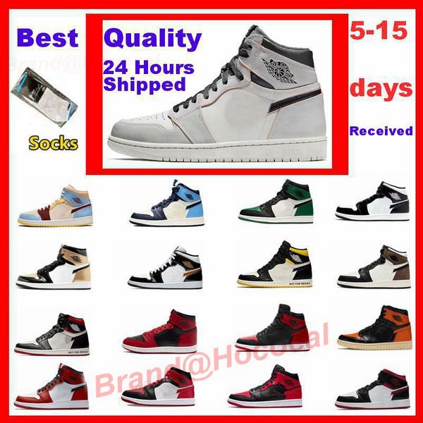 

2022 men women basketball shoes og 1s dark mocha unc light smoke grey chicago bred ho0925 royal silver toe shadow bordeaux hococal running s, Black