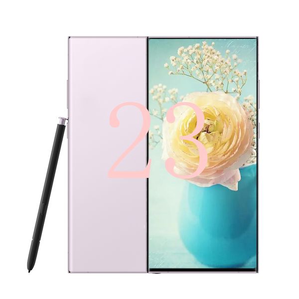 

23u quad core unlocked cell phone 2gb ram 16gb rom 3g wcdma shows fake 5g 512gb/1tb 6.8" android smartphone