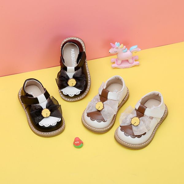 

first walkers 11-15cm brand children girls flats shoes with lace butterfly-knot strap soft sole baby girl dress shoes infant spring walkers