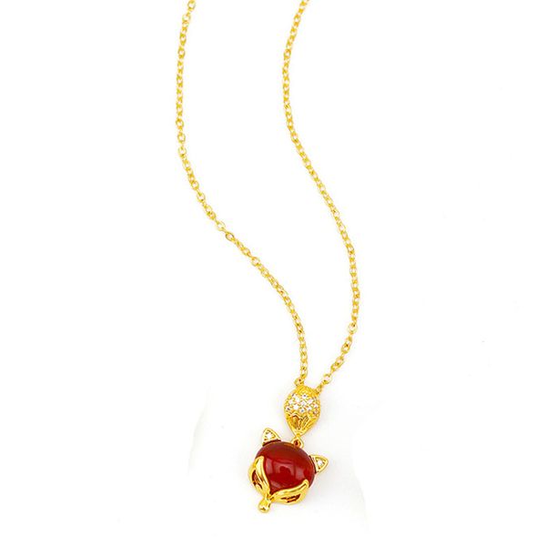 

necklace for women designer jewelry ruby fox charms for jewelry womens making plated dainty gold chain ladies fashion luxury necklaces yw002, Silver