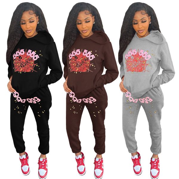 

woman tracksuits two piece set solid hoodies sweatpants pullovers sweatshirts female jogging sports suit, Gray