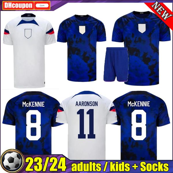 

morgan united states 2022 mckennie soccer jerseys pulisic press sargent aaronson lloyd america football jerseys shirt kids kit woman musah c, Black;yellow