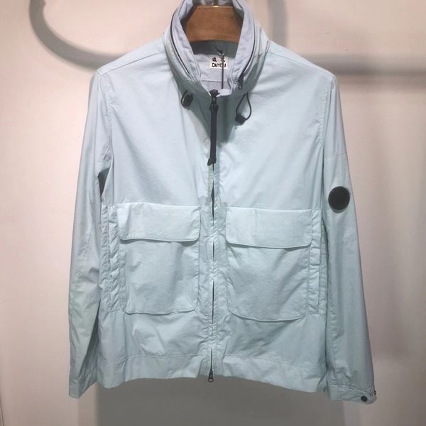 

duyou mens jackets windbreaker zip hooded sunscreen outerwear hip hop designer coats armband fashion spring and autumn waterproof parkas siz, Black;brown