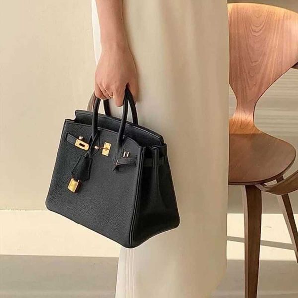 

designer bags hermas birkins leather lychee pattern bag women's large capacity portable new fashion shoulder cross body