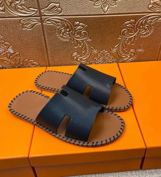 

summer luxury izmir sandals shoes rubber beach slides men lightweight slip on leather brown black slippers comfort man walking boys flip flo