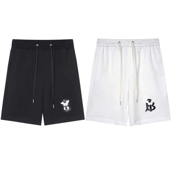 

men's shorts advanced design 2023 new summer men's casual shorts loose sports shorts cotton solid color men's beach pants fas, White;black