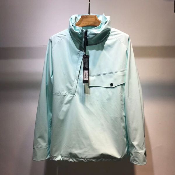 

duyou mens jackets windbreaker zip hooded sunscreen outerwear hip hop designer coats armband fashion spring and autumn waterproof parkas siz, Black;brown