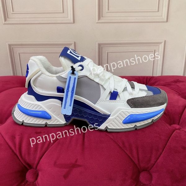 

mens sneakers rubber platform trainers genuine leather sneaker multicolor lace-up skate shoes fashion running shoes2023, Black