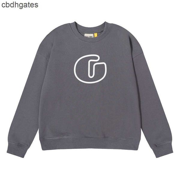 

hand galleries fashion hoodie 2023 letter dept hoodies brand sweater american printing mens round neck sweater 19yz, Black