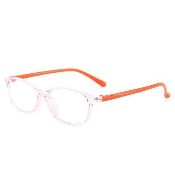

fashion childrens anti blue goggles ray plain glasses kids jelly color frame