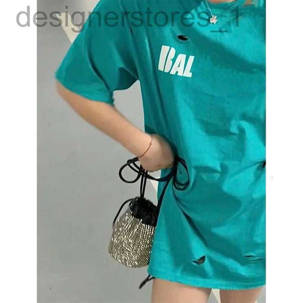 

women's t-shirt designer this cracked letter burst fashion short-sleeved t-shirt is the same version for men and women ibiy, White