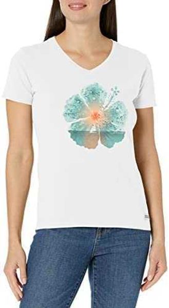 

women's fashion clothing designer t-shirts short sleeve round neck t-shirt cottons printing flowerz7x2, White;black
