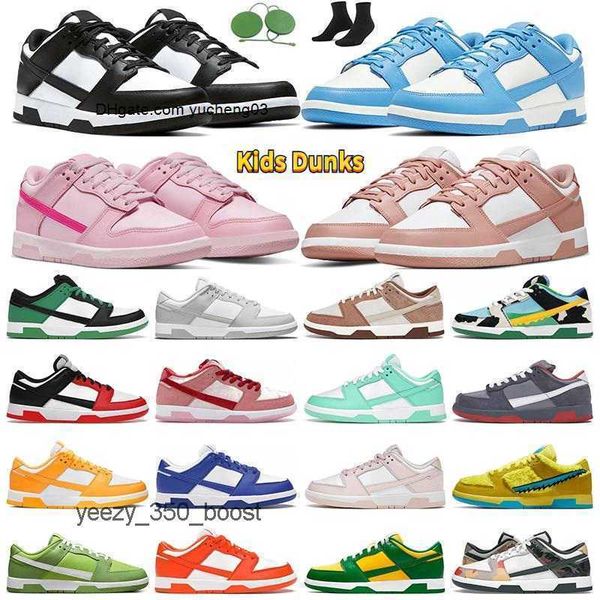 

kid dunks sb sports shoes children preschool ps athletic outdoor baby designer sneaker trainers toddler girl tod pour white black unc child