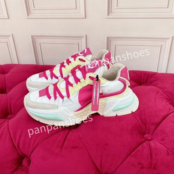 

2023new casual shoes trainers women flats platform sneakers designer oversized white black leather luxury velvet suede womens lace up