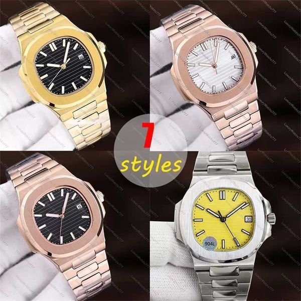 

rolax luxury designer men's watch automatic mechanical movement sport watch 40mm all stainless steel band classic exquisite glow wristw, Slivery;black