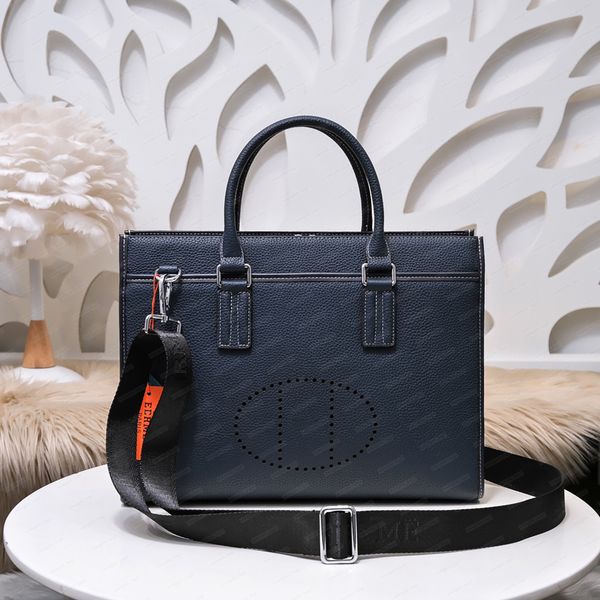 

briefcase designer h men bag genuine leather document bag fashion shoulder bags handbags business affairs bag package travel office laptote