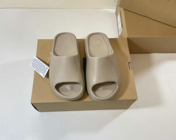

designer slippers men woman slider foam luxury blue onyx pure sandals slide slipper ochre bone resin clog desert ararat runr slides shoe 36-, Black