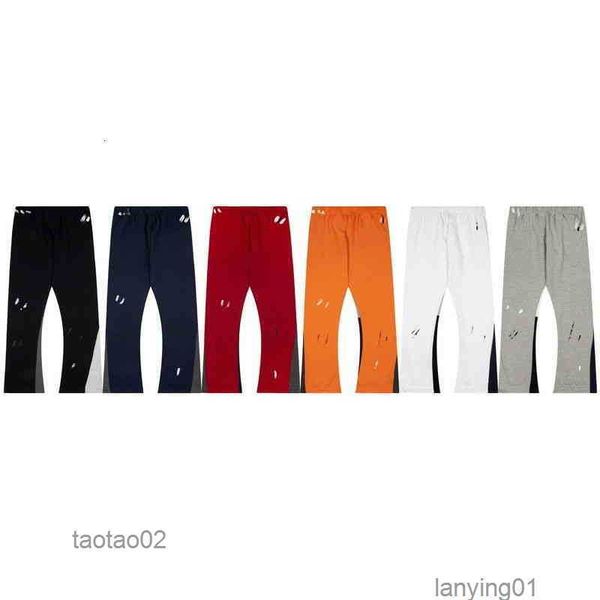 

sweaterpant galleryes pants dept mens fashion sport splicing casual high gram cotton loose men womenz9bkf6wfetdf, Black
