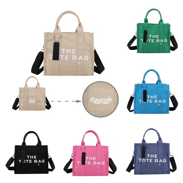 

luxury nylon canvas large the tote bag 7a quality shopping womens mens designer handbag original shoulder linen handle travel crossbody clut