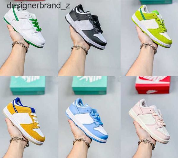 

kids dunks low green apple panda patricks day niversity red black pink grade school children's shoes for sale sport shoe trainner sneak