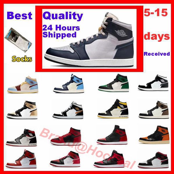 

2021 new og basketball shoes 1s mid chicago royal toe metallic gold pine black patent ho0925 men women sneakers high trainers hococal