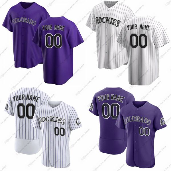

2023 rockies baseball jerseys custom jose urena elias diaz brian serven c.j. cron ryan mcmahon elehuris montero brendan rodgers ezequiel tov, Blue;black