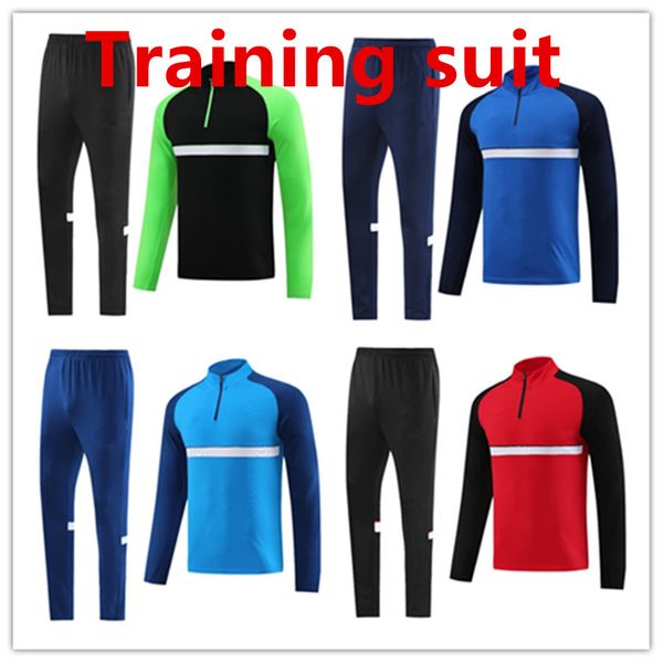 

22 23 tracksuits mens kids foot jersey kit soccer tracksuit jogging maillot chandal futbol survetemen de ligt sane men trainers training sui, Gray