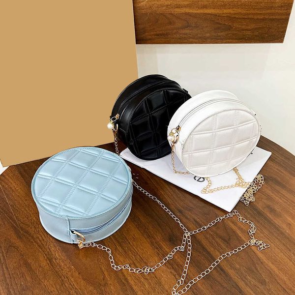 

hbp evening bags simple female solid color crossbody bags small plaid pu leather