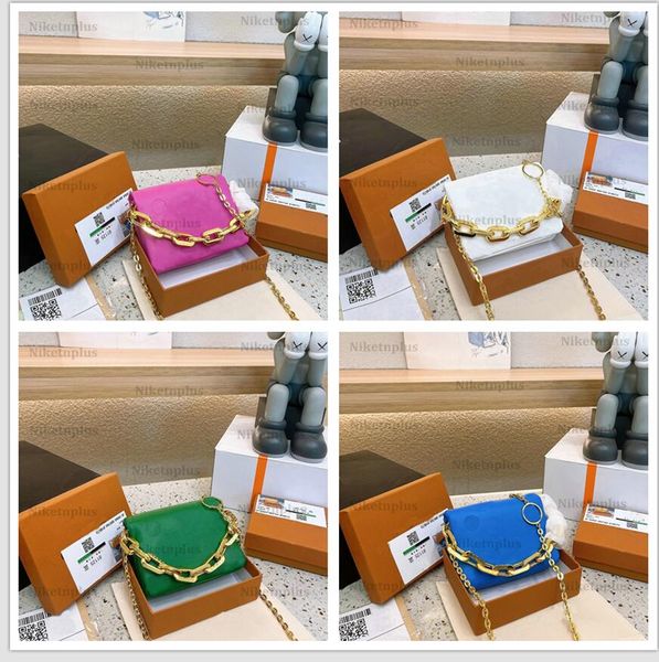 

2023 beltbag coussin bag monograms embossed puffy leather mini flap women designer bag monograms letter flower versatility purse wallet cros