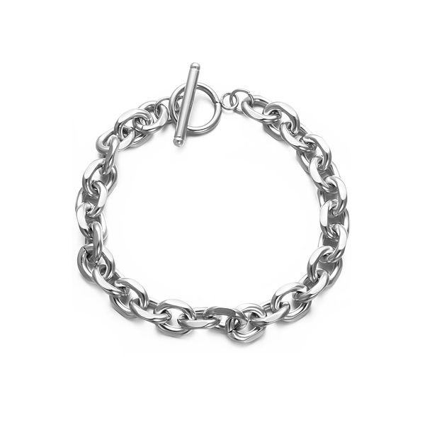 

yoursfs 6pcs/set stainless steel bracelet men's wedding jewelry gift, Black