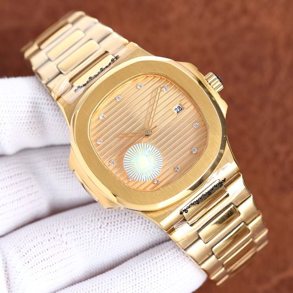 

mens watch automatic mechanical 8215 movement watches 40mm women wristwatch sapphire classic wristwatch 904l stainless steel montre de luxe, Slivery;brown