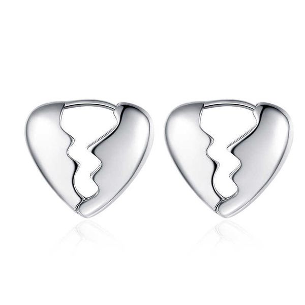 

charm anry prevent allergy love heart earrings for women couples new fashion simple hollow geometric handmade party jewelry gifts l230315, Golden