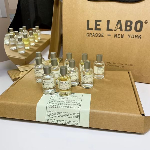 

le labo perfume gift set 10ml x 11pics santal 33 bergamote 22 rose 31 lys 41 another 13 eau de parfum fragrance good smell long time lasting