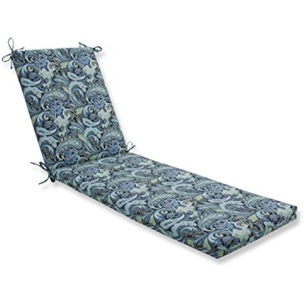 

perfect outdoor/indoor pretty paisley navy chaise lounge cushion 80x23x3 blue table camp