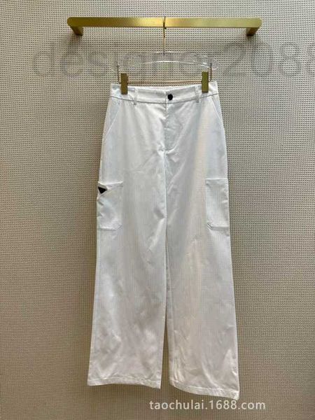 

women's pants & capris designer women's casual sweet cool high-waisted straight tube wide leg overalls m8io, Black;white