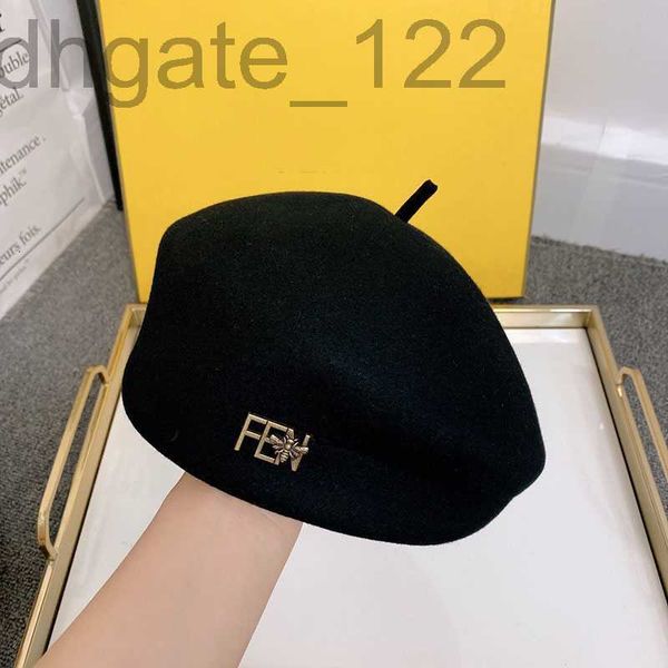 

designer designer wool beret hats for womens designers classic casual women beanie cap luxury berets waim fashion caps fleece casquette ai6c, Blue;gray