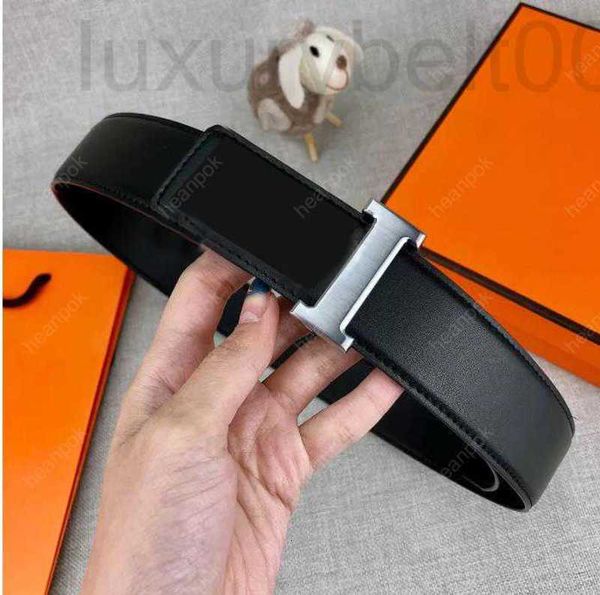 

belts designer men designers classic fashion business casual belt gold mens waistband women silver metal buckle leather width 3.8cm with box, Black;brown