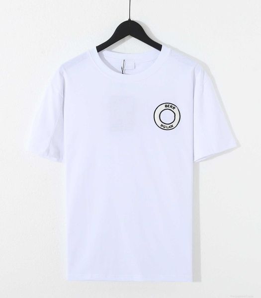 

correct version b burbry luxury designer of 23ss bu home towel logo t-shirt casual high street couples same ins 1seasonal clothingttvn, White;black