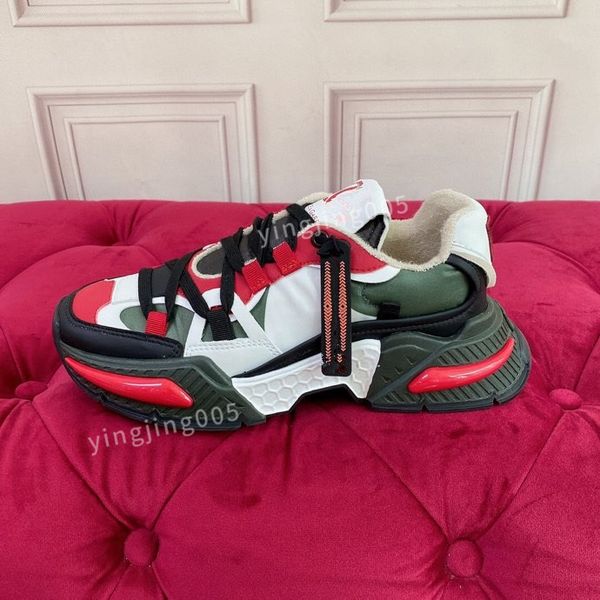 

2023new casual shoes designer lace-up womens sneaker travel leather fashion lady flat running trainers letters woman shoe platform men sneak, Black