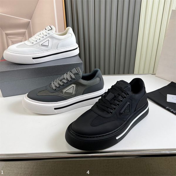 

p17/3model luxury men casual shoes spring fashion men's shoes genuine leather outdoor sneakers classic lace up elegant designer shoes m, Black