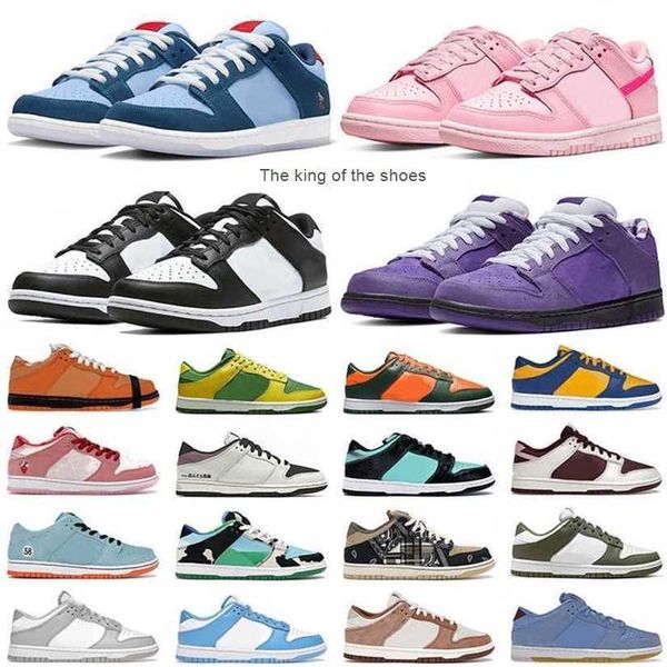 

2023 2023 og panda pink sb skate low casual shoes mens women with box dunks purple lobster why so sad valentines day dunksb lows philles gai, Black