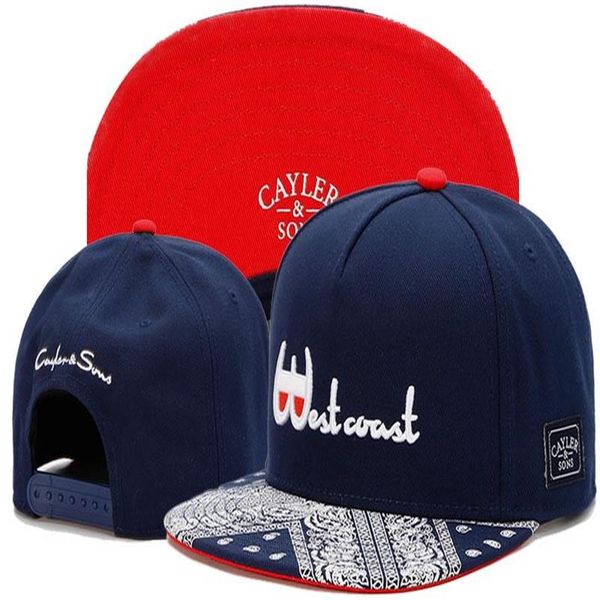 

cayler & sons west coast cashew flower brim baseball caps hip hop men women cap fashion gorras boys sport drop snapback h255t, Blue;gray