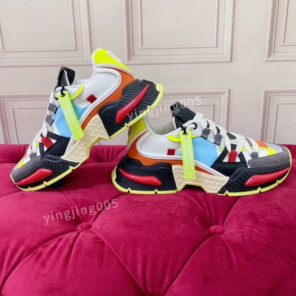 

new mans woman casual shoes genuine leather mesh pointed toe race runner shoes outdoors trainers, Black