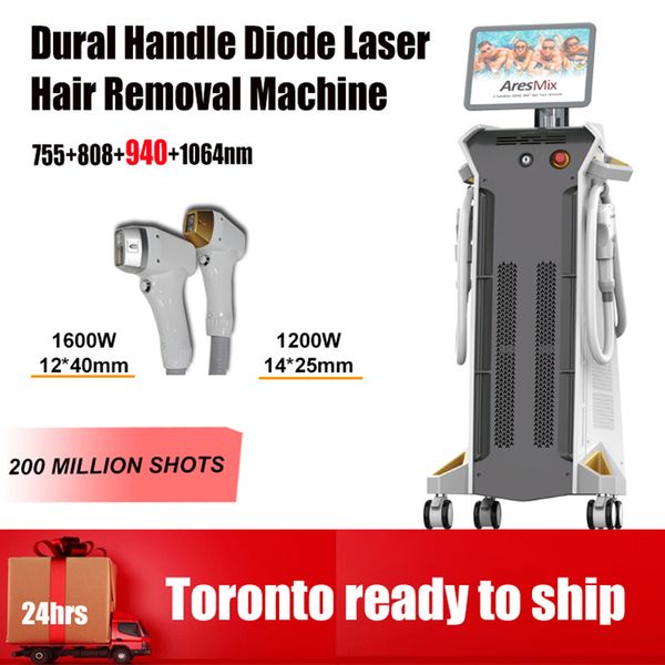 

808 diode laser machine fast hair removal devices salon home use, Black