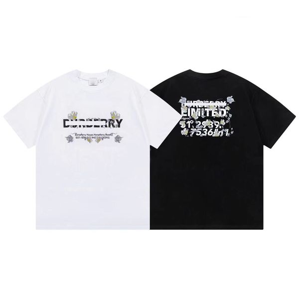 

2023 summer mens designer t shirt casual man womens tees with letters print short sleeves sell luxury men t shirt 005, White;black