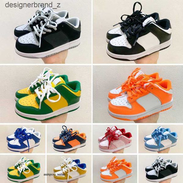 

kids athletic sb shoes sneakers children trainers dunks wolf grey toddler sport for boy girl toddlers chaussures pour enfant 26ac 63hi, Black