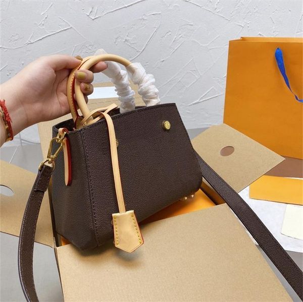 

cross body designer bags totes bags women designers handbags classic brand leather large capacity brown handbag