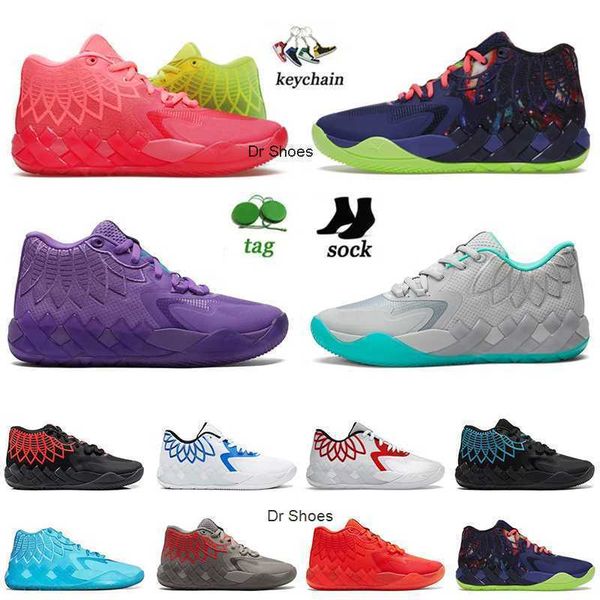 

lamelo ball mb01 mens basketball shoes big size 12 galaxy rock ridge red blast buzz city white blue be you luxury fashion