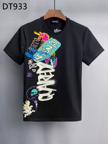 

dsq phantom turtle men's t-shirts mens designer t shirts black white back cool t-shirt men summer italian fashion casual street t-shirt, White;black
