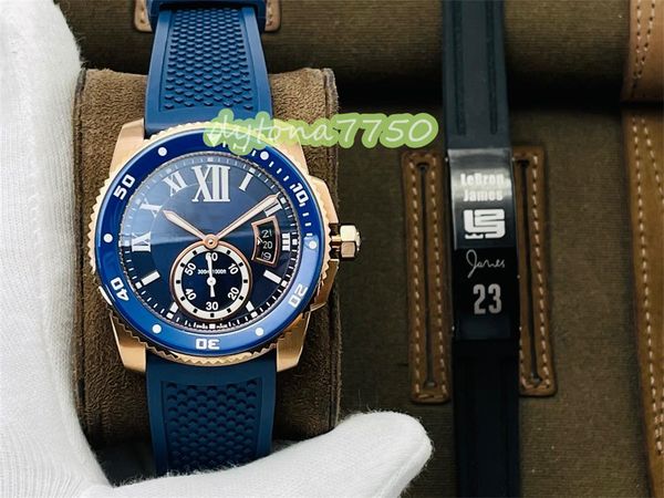 

eg factory diving watch, 42mm diameter and 11mm in thickness, is equipped cal.1904-ps automatic mechanical movement ceramic case with ultra, Slivery;golden